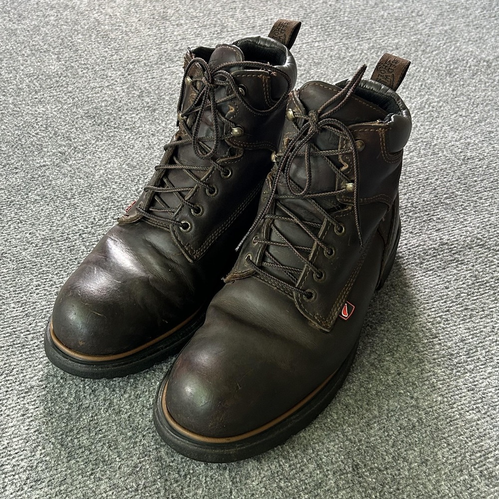 Red Wing Boots DynaForce 415 Waterproof EH Work  Men‎ 9.5 D Brown USA - Picture 5 of 16